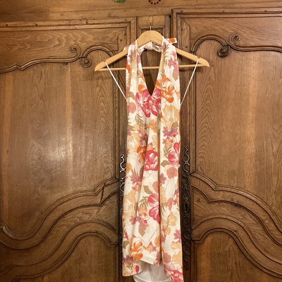 WAYF Cross Strap Halter Mini Dress - Picture 7 of 16